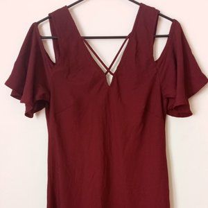 Off the shoulder light and breezy dress